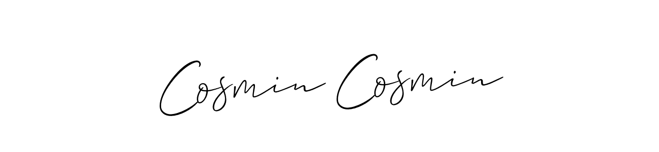 Make a beautiful signature design for name Cosmin Cosmin. Use this online signature maker to create a handwritten signature for free. Cosmin Cosmin signature style 2 images and pictures png