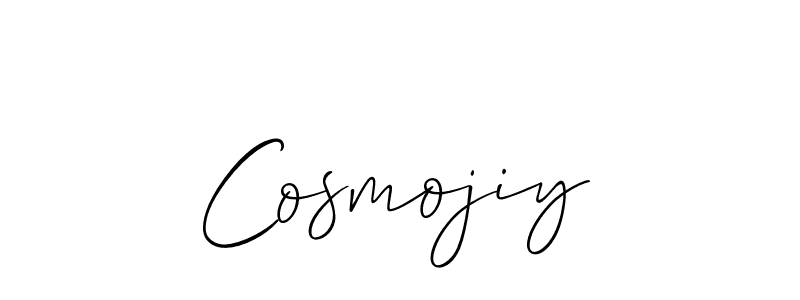 Also You can easily find your signature by using the search form. We will create Cosmojiy name handwritten signature images for you free of cost using Allison_Script sign style. Cosmojiy signature style 2 images and pictures png