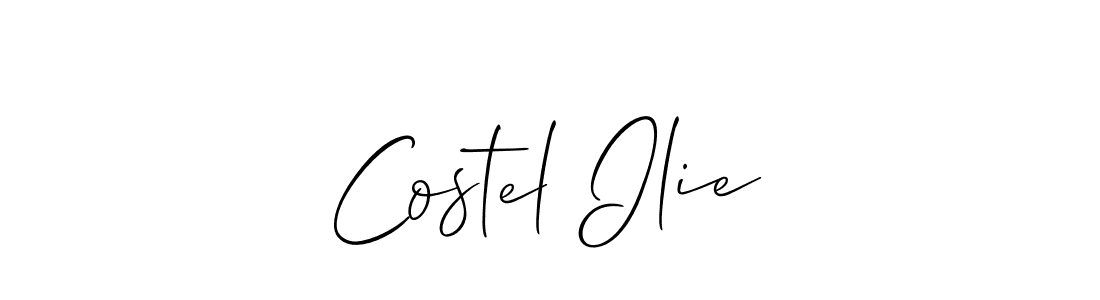 Also we have Costel Ilie name is the best signature style. Create professional handwritten signature collection using Allison_Script autograph style. Costel Ilie signature style 2 images and pictures png