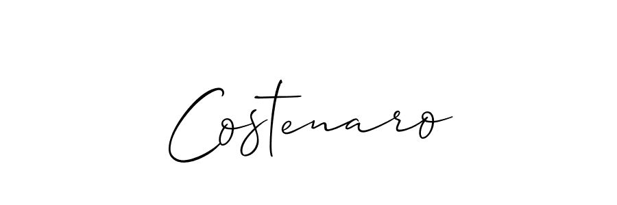 Create a beautiful signature design for name Costenaro. With this signature (Allison_Script) fonts, you can make a handwritten signature for free. Costenaro signature style 2 images and pictures png