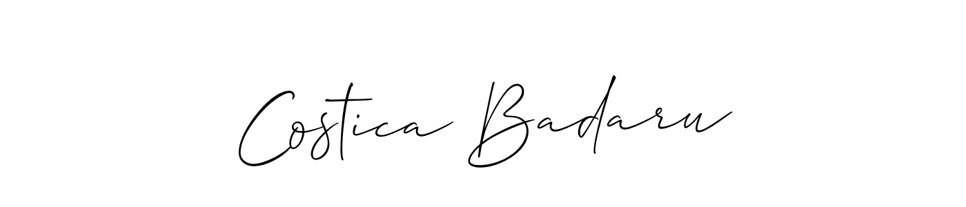 Also we have Costica Badaru name is the best signature style. Create professional handwritten signature collection using Allison_Script autograph style. Costica Badaru signature style 2 images and pictures png
