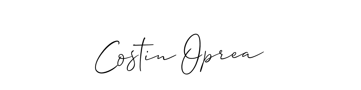 Also we have Costin Oprea name is the best signature style. Create professional handwritten signature collection using Allison_Script autograph style. Costin Oprea signature style 2 images and pictures png