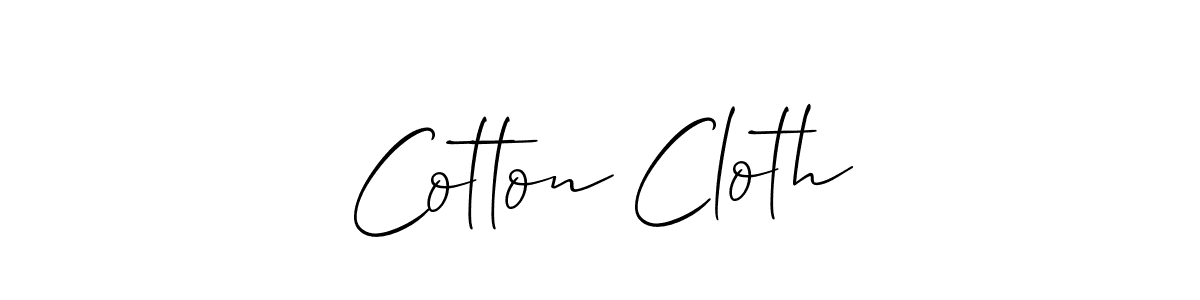 It looks lik you need a new signature style for name Cotton Cloth. Design unique handwritten (Allison_Script) signature with our free signature maker in just a few clicks. Cotton Cloth signature style 2 images and pictures png
