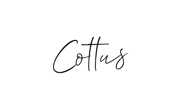 The best way (Allison_Script) to make a short signature is to pick only two or three words in your name. The name Cottus include a total of six letters. For converting this name. Cottus signature style 2 images and pictures png
