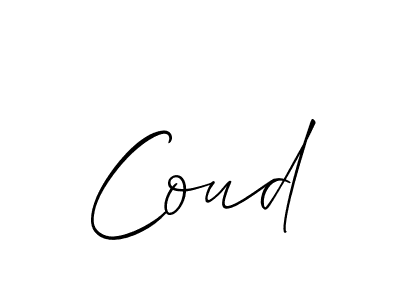 Also we have Coud name is the best signature style. Create professional handwritten signature collection using Allison_Script autograph style. Coud signature style 2 images and pictures png