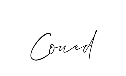 How to Draw Coued signature style? Allison_Script is a latest design signature styles for name Coued. Coued signature style 2 images and pictures png