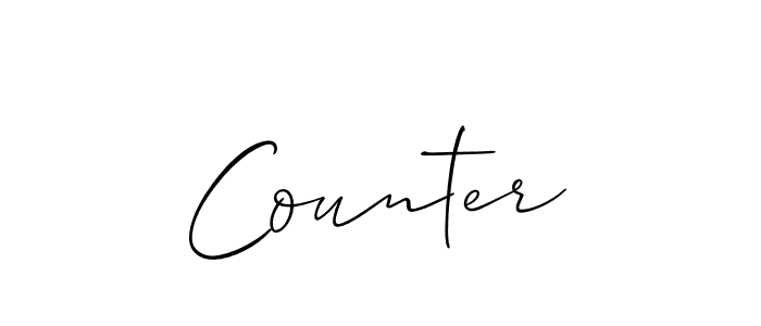Similarly Allison_Script is the best handwritten signature design. Signature creator online .You can use it as an online autograph creator for name Counter. Counter signature style 2 images and pictures png