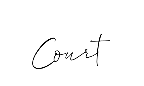 How to make Court name signature. Use Allison_Script style for creating short signs online. This is the latest handwritten sign. Court signature style 2 images and pictures png