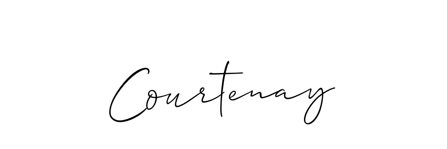 You should practise on your own different ways (Allison_Script) to write your name (Courtenay) in signature. don't let someone else do it for you. Courtenay signature style 2 images and pictures png