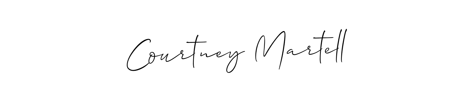 if you are searching for the best signature style for your name Courtney Martell. so please give up your signature search. here we have designed multiple signature styles  using Allison_Script. Courtney Martell signature style 2 images and pictures png
