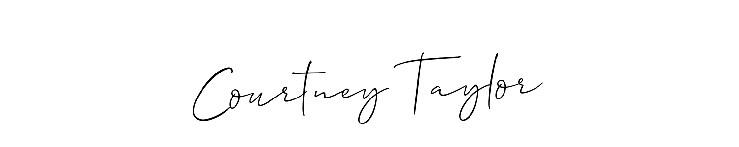Make a short Courtney Taylor signature style. Manage your documents anywhere anytime using Allison_Script. Create and add eSignatures, submit forms, share and send files easily. Courtney Taylor signature style 2 images and pictures png