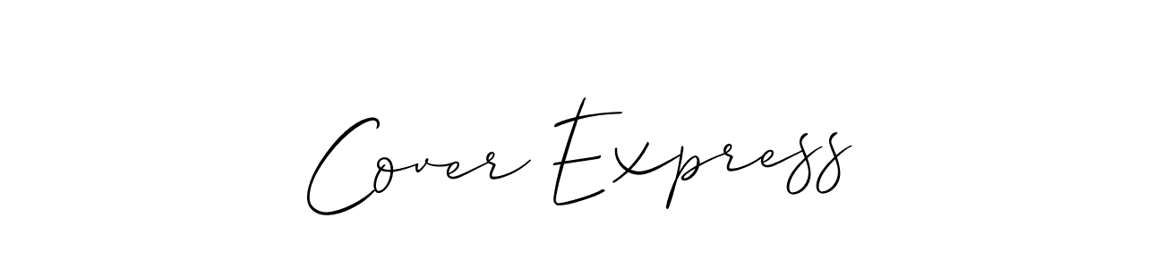 if you are searching for the best signature style for your name Cover Express. so please give up your signature search. here we have designed multiple signature styles  using Allison_Script. Cover Express signature style 2 images and pictures png