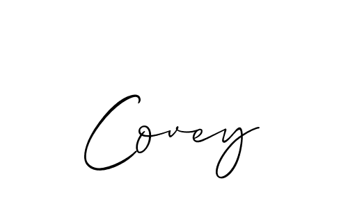 Also we have Covey name is the best signature style. Create professional handwritten signature collection using Allison_Script autograph style. Covey signature style 2 images and pictures png