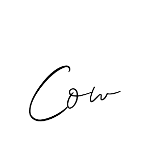 How to Draw Cow signature style? Allison_Script is a latest design signature styles for name Cow. Cow signature style 2 images and pictures png