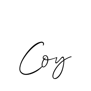 Use a signature maker to create a handwritten signature online. With this signature software, you can design (Allison_Script) your own signature for name Coy. Coy signature style 2 images and pictures png