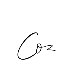 Also we have Coz name is the best signature style. Create professional handwritten signature collection using Allison_Script autograph style. Coz signature style 2 images and pictures png