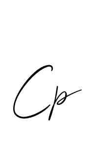 Create a beautiful signature design for name Cp. With this signature (Allison_Script) fonts, you can make a handwritten signature for free. Cp signature style 2 images and pictures png