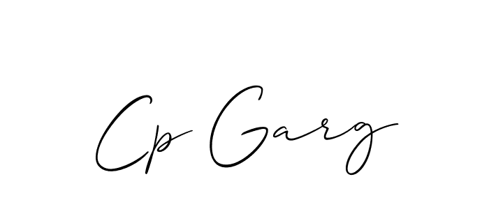 if you are searching for the best signature style for your name Cp Garg. so please give up your signature search. here we have designed multiple signature styles  using Allison_Script. Cp Garg signature style 2 images and pictures png