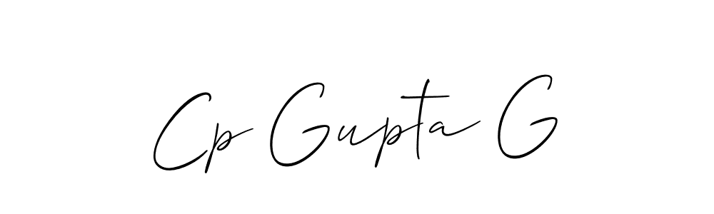 Make a beautiful signature design for name Cp Gupta G. Use this online signature maker to create a handwritten signature for free. Cp Gupta G signature style 2 images and pictures png