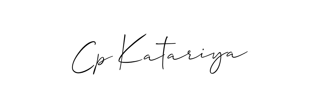 Best and Professional Signature Style for Cp Katariya. Allison_Script Best Signature Style Collection. Cp Katariya signature style 2 images and pictures png