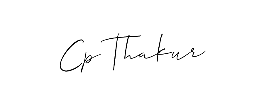 How to make Cp Thakur signature? Allison_Script is a professional autograph style. Create handwritten signature for Cp Thakur name. Cp Thakur signature style 2 images and pictures png