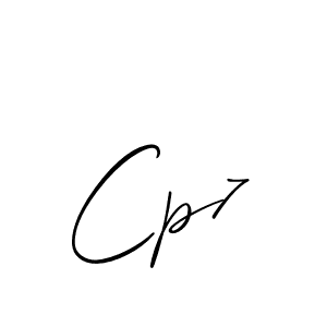 Best and Professional Signature Style for Cp7. Allison_Script Best Signature Style Collection. Cp7 signature style 2 images and pictures png