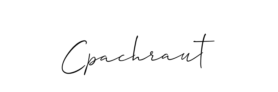 Make a beautiful signature design for name Cpachraut. With this signature (Allison_Script) style, you can create a handwritten signature for free. Cpachraut signature style 2 images and pictures png