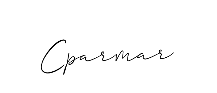 How to make Cparmar name signature. Use Allison_Script style for creating short signs online. This is the latest handwritten sign. Cparmar signature style 2 images and pictures png