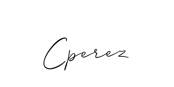 Allison_Script is a professional signature style that is perfect for those who want to add a touch of class to their signature. It is also a great choice for those who want to make their signature more unique. Get Cperez name to fancy signature for free. Cperez signature style 2 images and pictures png