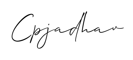 Achieve flawless digital penmanship with Cpjadhav name in Allison_Script font. The perfect tool for creating online signatures. Cpjadhav signature style 2 images and pictures png