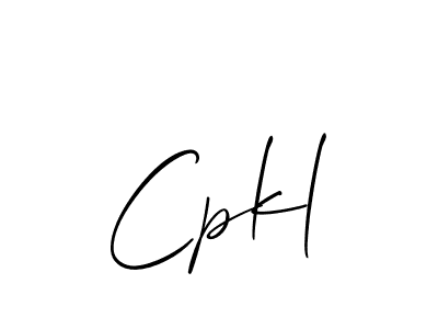 Best and Professional Signature Style for Cpkl. Allison_Script Best Signature Style Collection. Cpkl signature style 2 images and pictures png