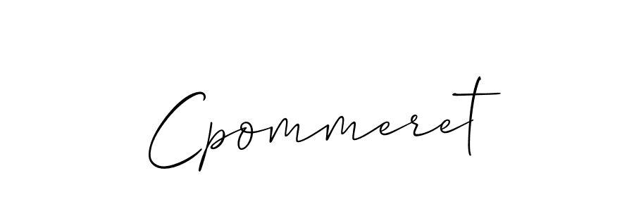 Once you've used our free online signature maker to create your best signature Allison_Script style, it's time to enjoy all of the benefits that Cpommeret name signing documents. Cpommeret signature style 2 images and pictures png