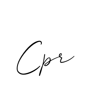 Create a beautiful signature design for name Cpr. With this signature (Allison_Script) fonts, you can make a handwritten signature for free. Cpr signature style 2 images and pictures png