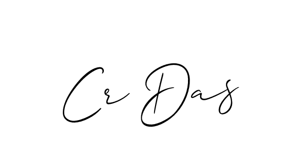 Allison_Script is a professional signature style that is perfect for those who want to add a touch of class to their signature. It is also a great choice for those who want to make their signature more unique. Get Cr Das name to fancy signature for free. Cr Das signature style 2 images and pictures png
