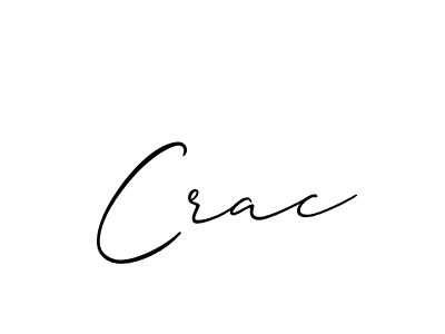 Similarly Allison_Script is the best handwritten signature design. Signature creator online .You can use it as an online autograph creator for name Crac. Crac signature style 2 images and pictures png