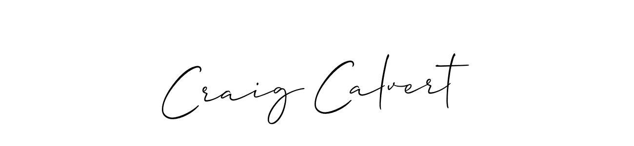 How to Draw Craig Calvert signature style? Allison_Script is a latest design signature styles for name Craig Calvert. Craig Calvert signature style 2 images and pictures png