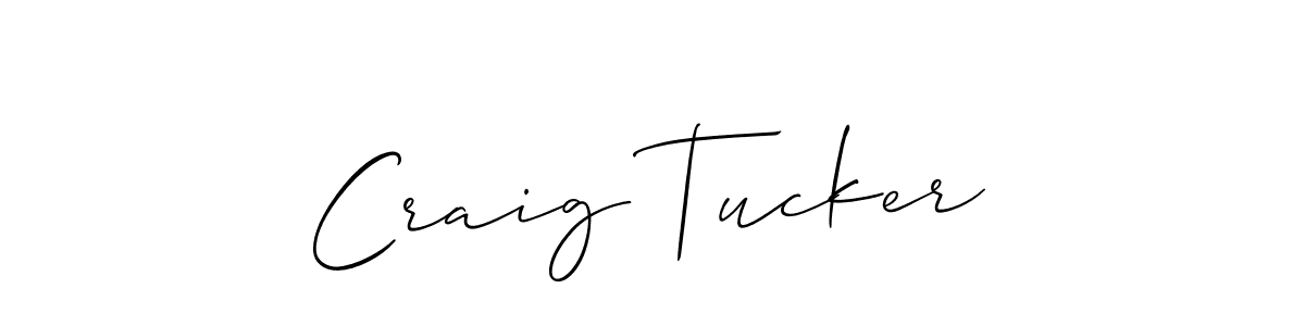 The best way (Allison_Script) to make a short signature is to pick only two or three words in your name. The name Craig Tucker include a total of six letters. For converting this name. Craig Tucker signature style 2 images and pictures png