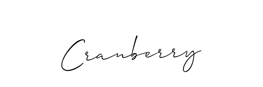 Also we have Cranberry name is the best signature style. Create professional handwritten signature collection using Allison_Script autograph style. Cranberry signature style 2 images and pictures png