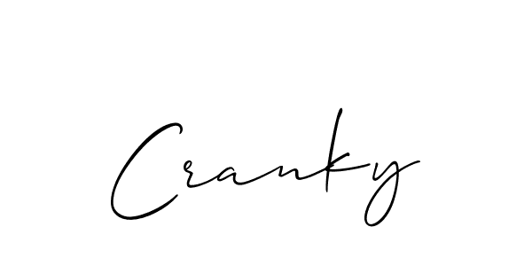 Check out images of Autograph of Cranky name. Actor Cranky Signature Style. Allison_Script is a professional sign style online. Cranky signature style 2 images and pictures png