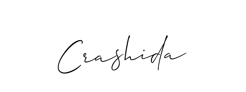 Check out images of Autograph of Crashida name. Actor Crashida Signature Style. Allison_Script is a professional sign style online. Crashida signature style 2 images and pictures png