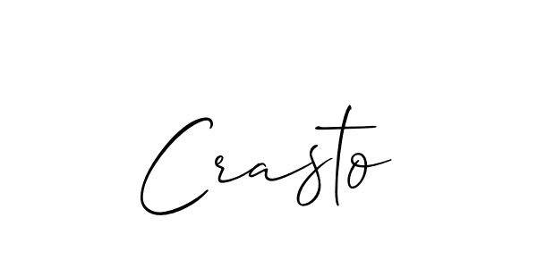 How to Draw Crasto signature style? Allison_Script is a latest design signature styles for name Crasto. Crasto signature style 2 images and pictures png