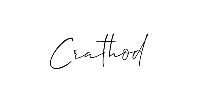 Once you've used our free online signature maker to create your best signature Allison_Script style, it's time to enjoy all of the benefits that Crathod name signing documents. Crathod signature style 2 images and pictures png