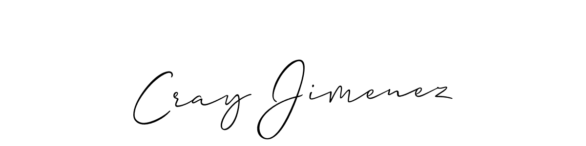 Best and Professional Signature Style for Cray Jimenez. Allison_Script Best Signature Style Collection. Cray Jimenez signature style 2 images and pictures png