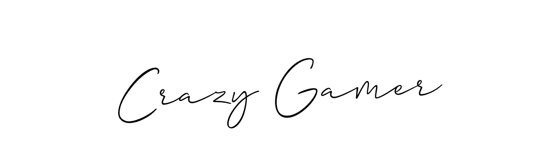 Crazy Gamer stylish signature style. Best Handwritten Sign (Allison_Script) for my name. Handwritten Signature Collection Ideas for my name Crazy Gamer. Crazy Gamer signature style 2 images and pictures png