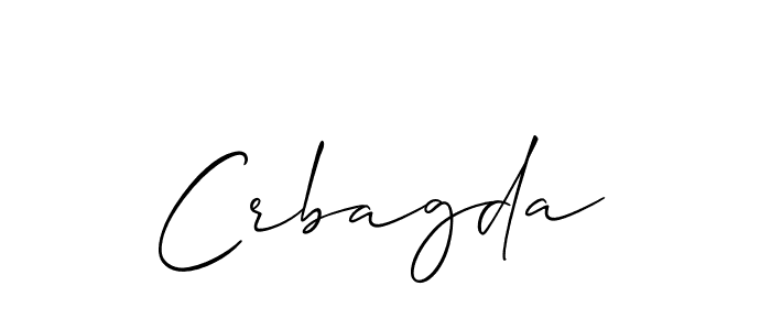 Once you've used our free online signature maker to create your best signature Allison_Script style, it's time to enjoy all of the benefits that Crbagda name signing documents. Crbagda signature style 2 images and pictures png