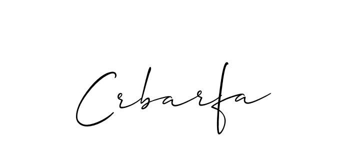 Also we have Crbarfa name is the best signature style. Create professional handwritten signature collection using Allison_Script autograph style. Crbarfa signature style 2 images and pictures png