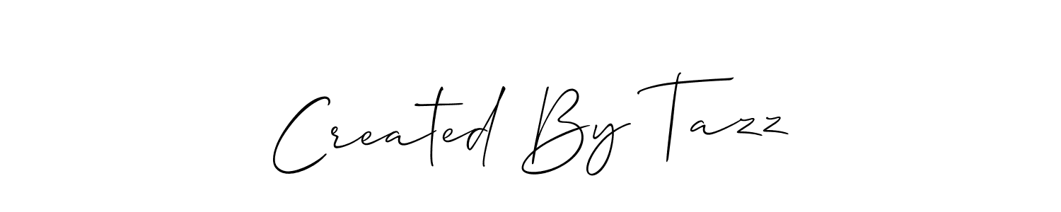 if you are searching for the best signature style for your name Created By Tazz. so please give up your signature search. here we have designed multiple signature styles  using Allison_Script. Created By Tazz signature style 2 images and pictures png