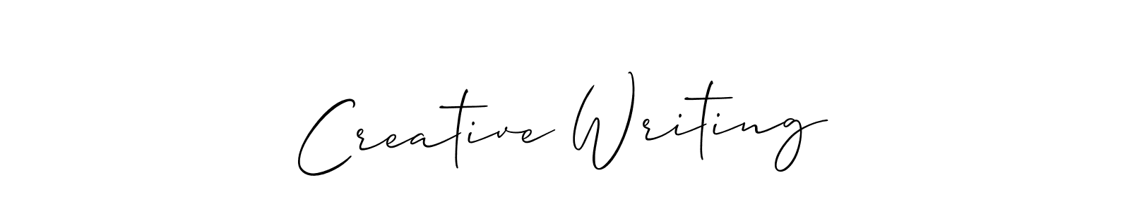 Also we have Creative Writing name is the best signature style. Create professional handwritten signature collection using Allison_Script autograph style. Creative Writing signature style 2 images and pictures png