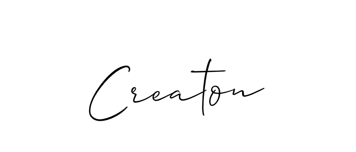 Check out images of Autograph of Creaton name. Actor Creaton Signature Style. Allison_Script is a professional sign style online. Creaton signature style 2 images and pictures png