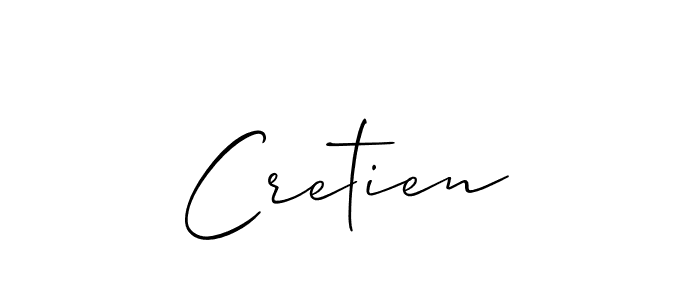 How to Draw Cretien signature style? Allison_Script is a latest design signature styles for name Cretien. Cretien signature style 2 images and pictures png